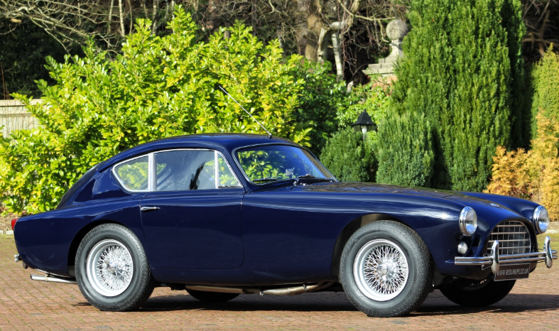AC-engined Aceca coupé, chassis prefix AE, side profile