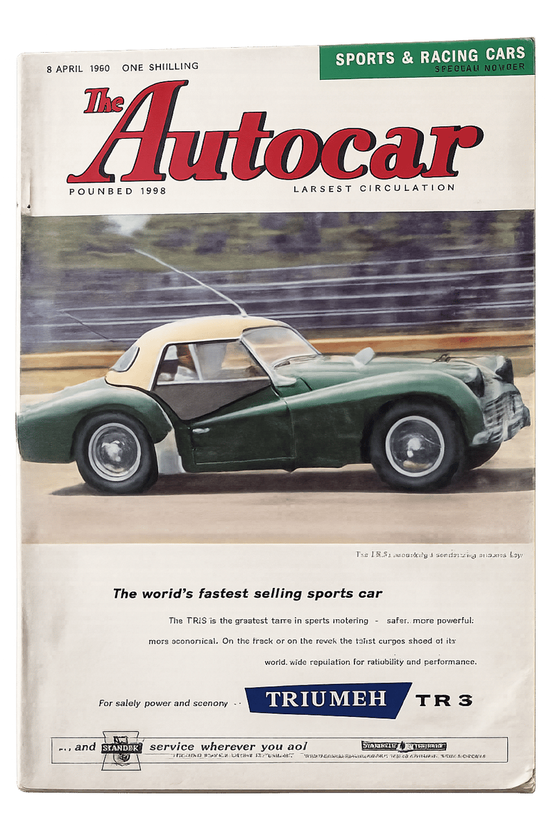 Cover of The Autocar, 8 April 1960, Sports & Racing Cars Special Number